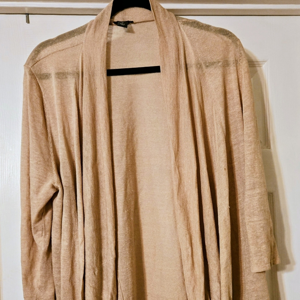 Kenneth Cole Reaction Tan/Gold Cardigan